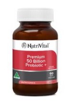 NutriVital Premium 50 Billion Probiotic 60caps