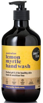 SIMPLY CLEAN LEMON MYRTLE HAND WASH 500ML