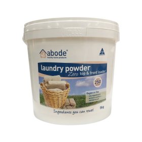 Abode Laundry Powder (Front and Top Loader) Zero 5kg Bucket
