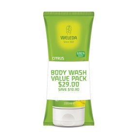 Weleda Duo Body Wash Citrus 200ml x 2 Pack